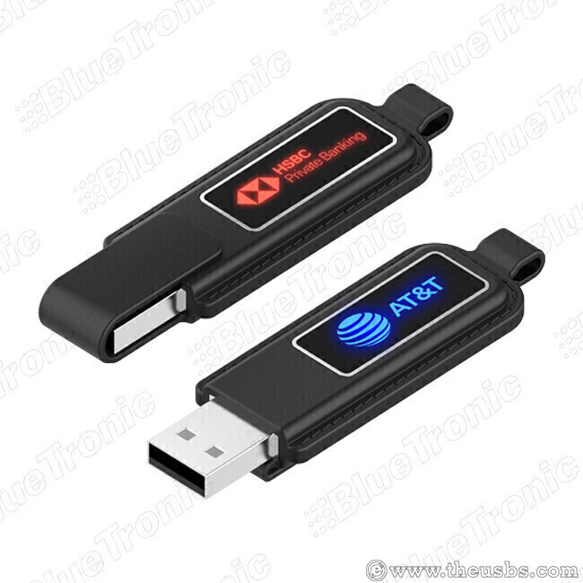 Leather LED USB drive