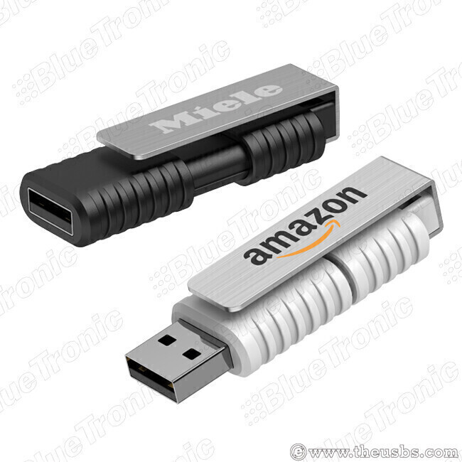 Steel clip USB flash drive